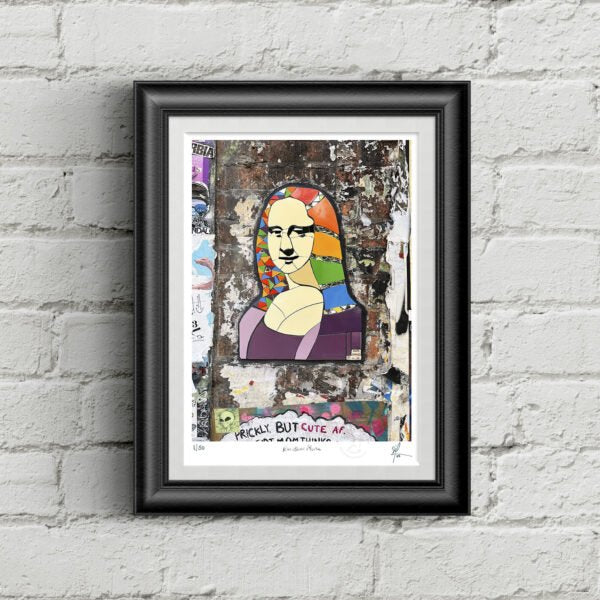 Fine Art Colecionável Rainbow Mona