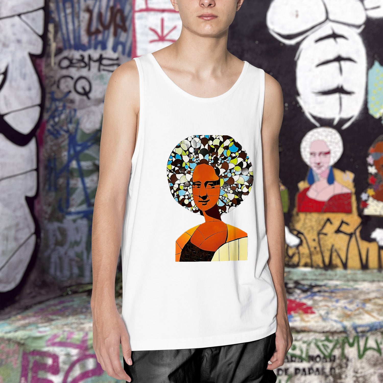 Camiseta Regata Mona Black Blues