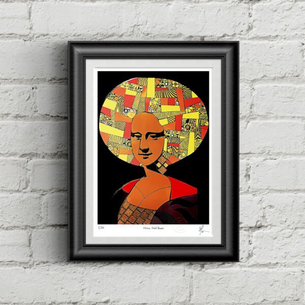 Fine Art Colecionável Mona Gold Power