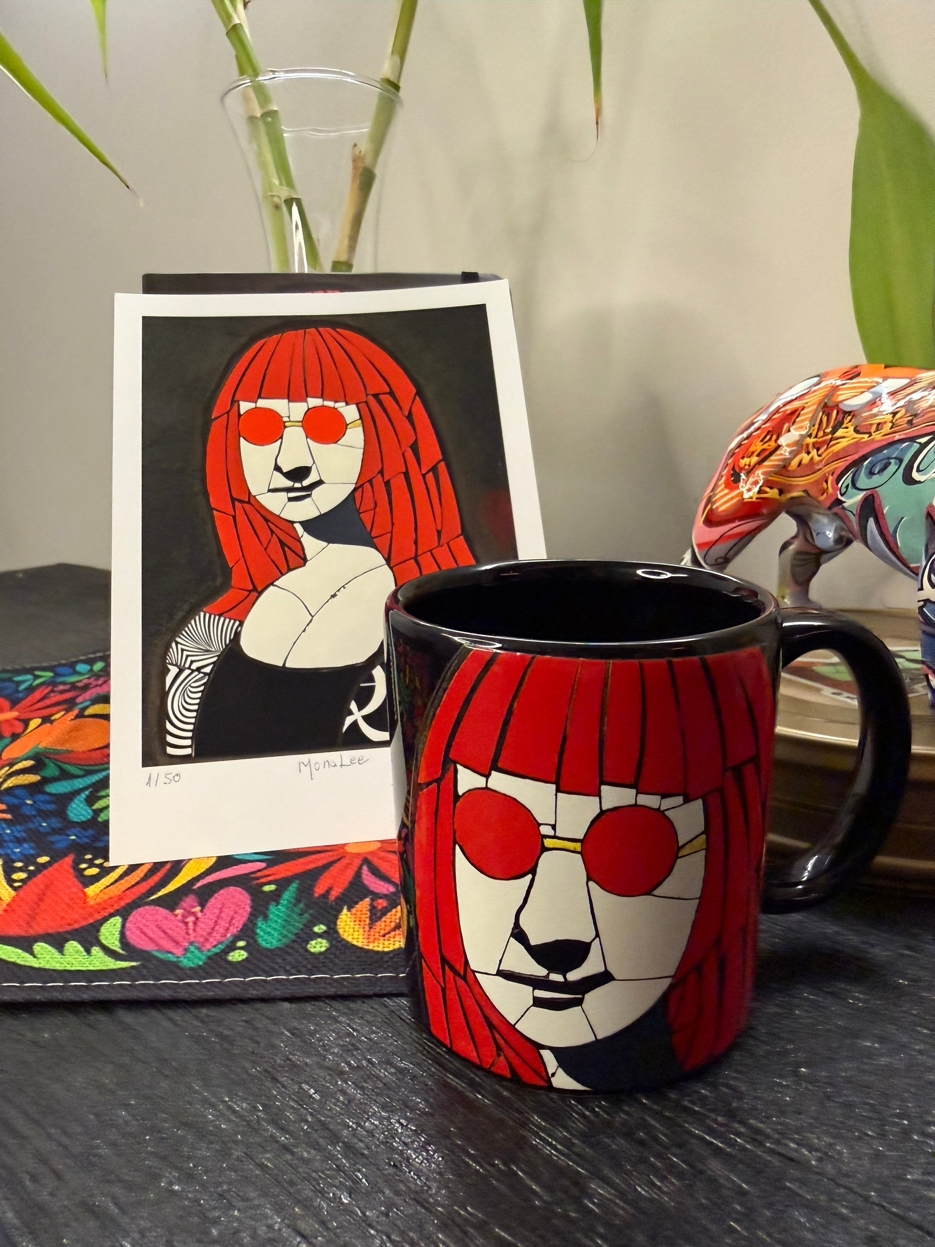 COMBO 7: Fine Art Colecionável + Caneca Colecionável MonaLee