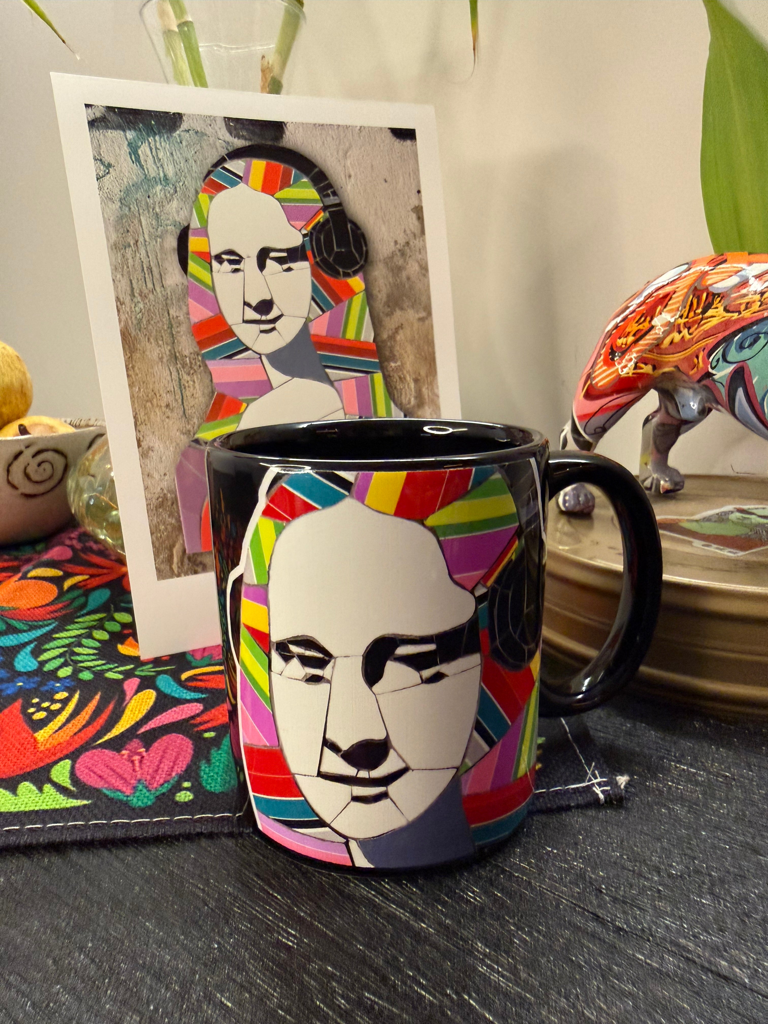 COMBO 4: Fine Art Colecionável + Caneca Colecionável Mona DJ
