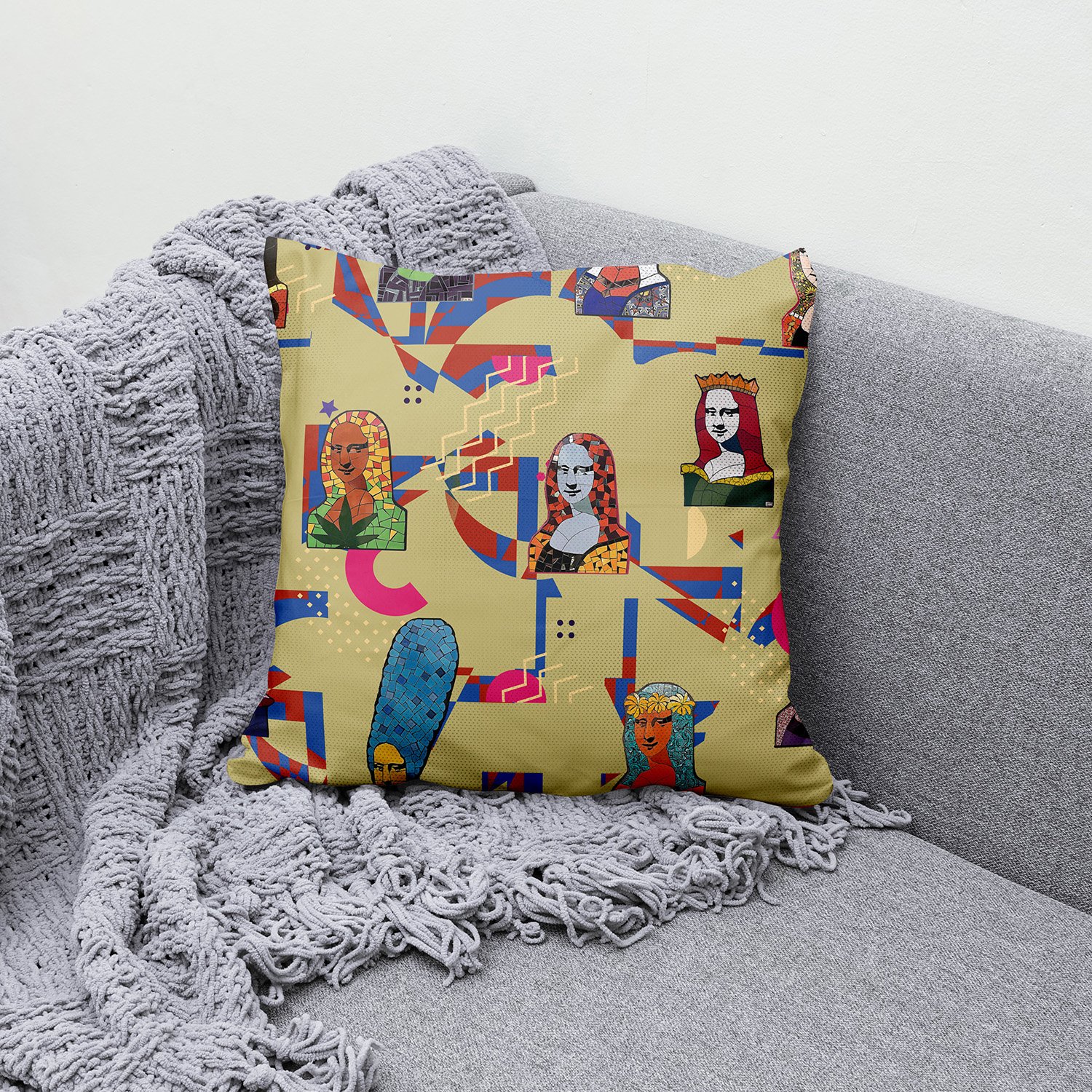 Capa de Almofada Personas II 2