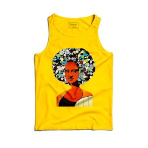 Camiseta Regata Black Mona Blues Amarelo