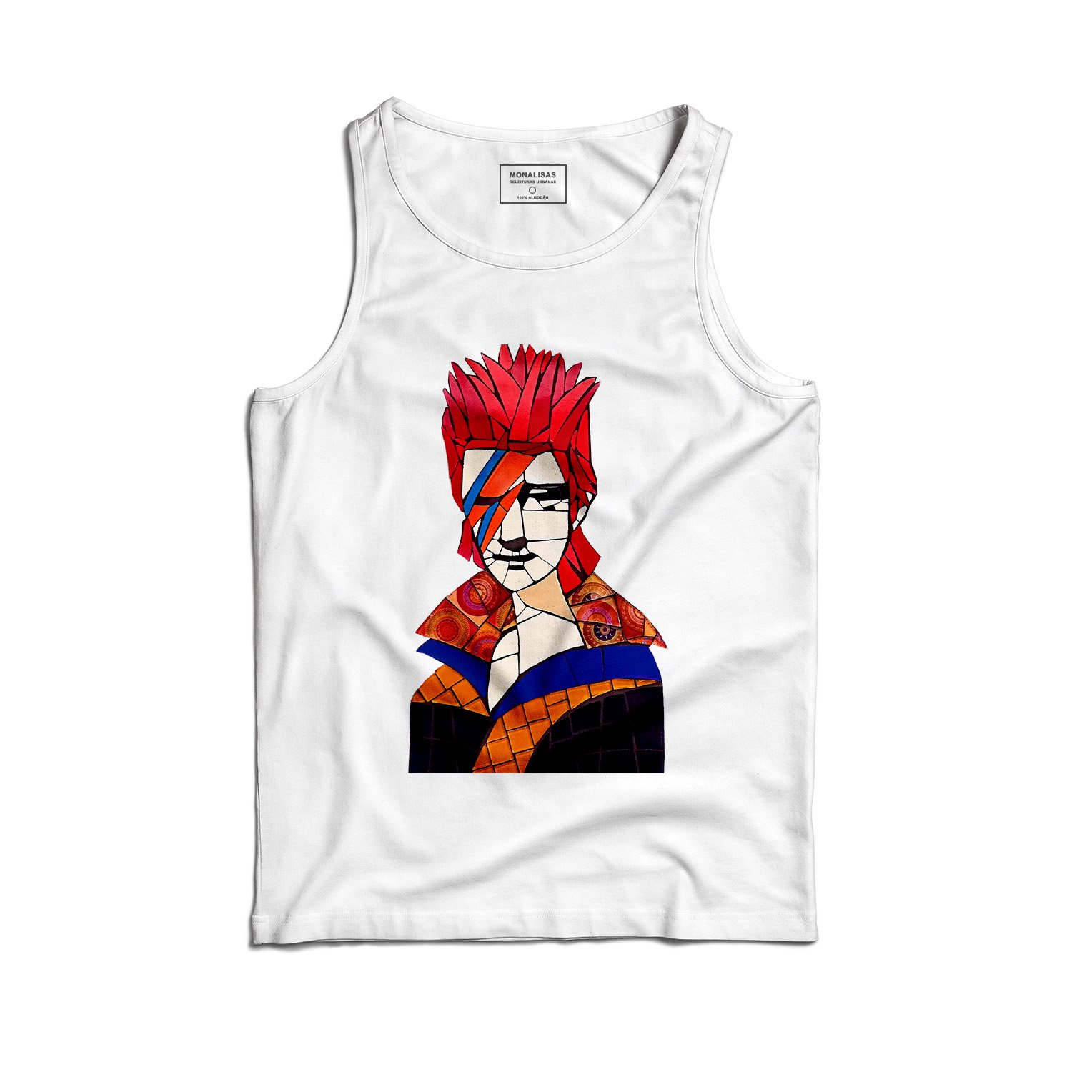 Camiseta Regata Mona Bowie IV Branco
