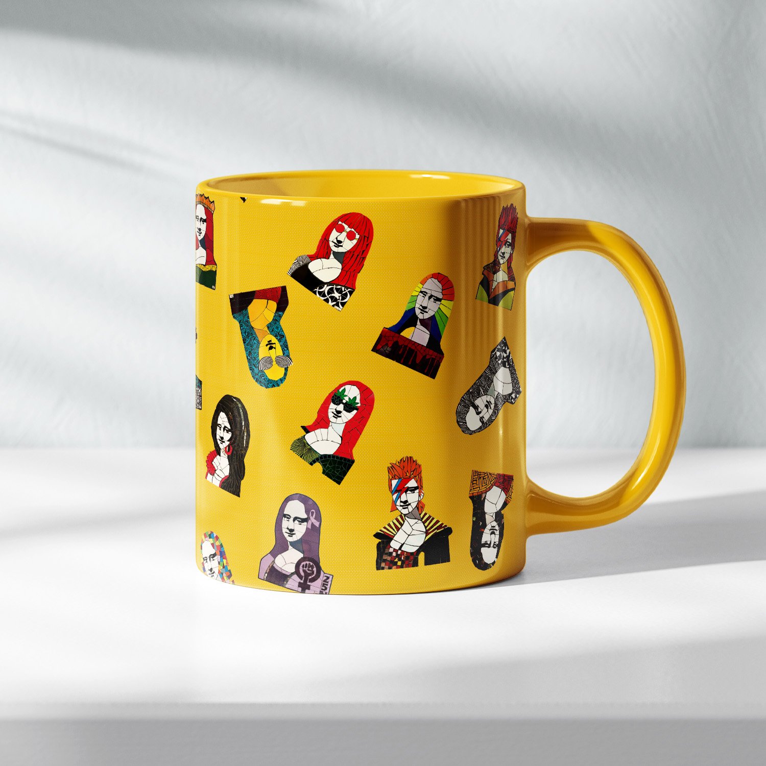 Caneca Colors Amarelo