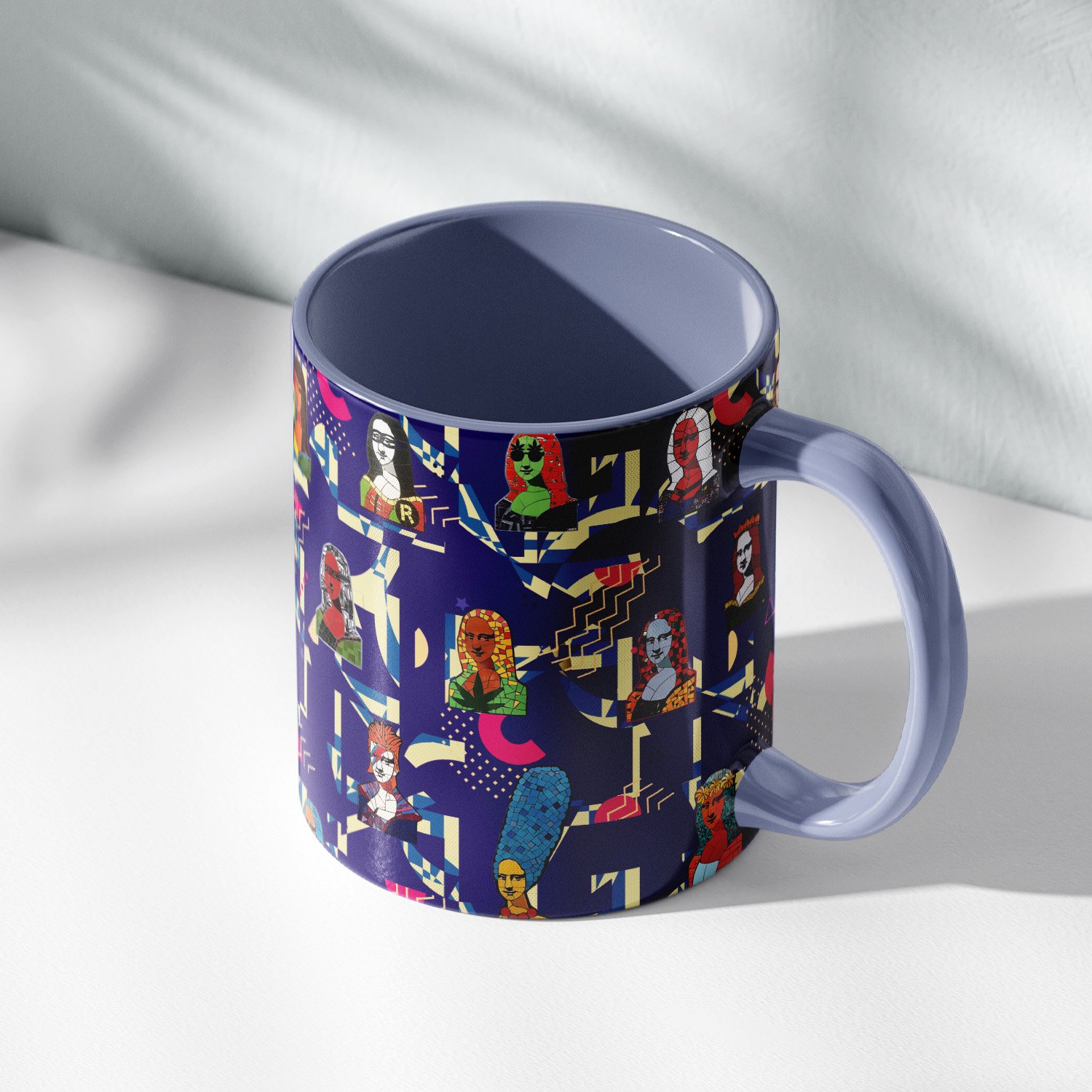 Caneca Personas Azul