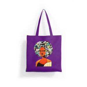 Ecobag Black Mona Blues Roxo