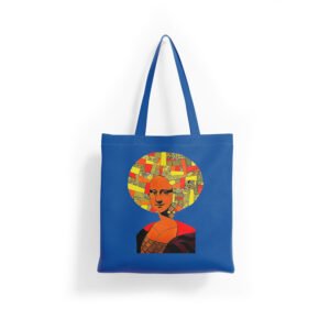 Ecobag Mona Gold Power Azul Claro