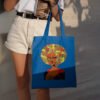 Ecobag Mona Gold Power Azul Claro