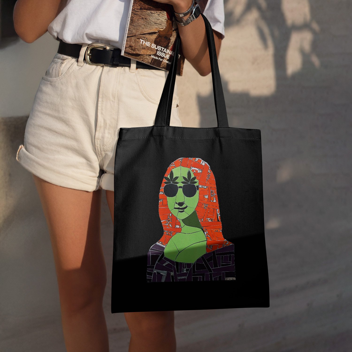 Ecobag Mona LemonHaze Preto