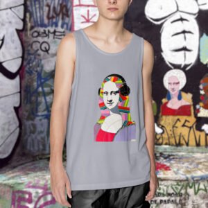 Camiseta Regata Dj Mona Cinza