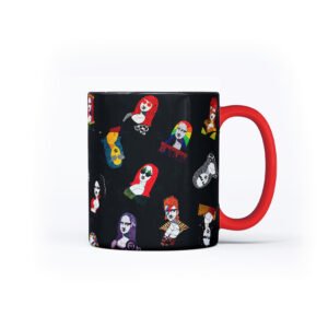 Caneca Rock n Roll Preto Vermelho