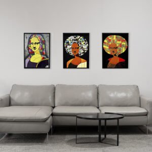 Fine Art Black Mona Blues