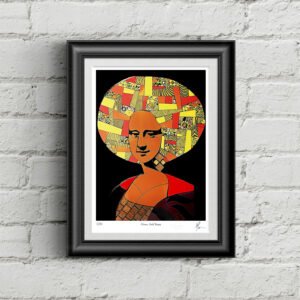 Fine Art Colecionável Mona Gold Power