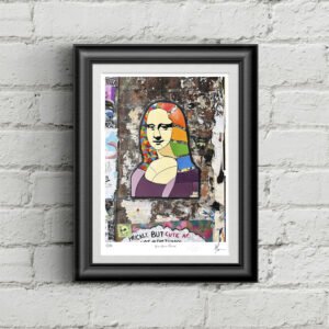 Fine Art Colecionável Rainbow Mona