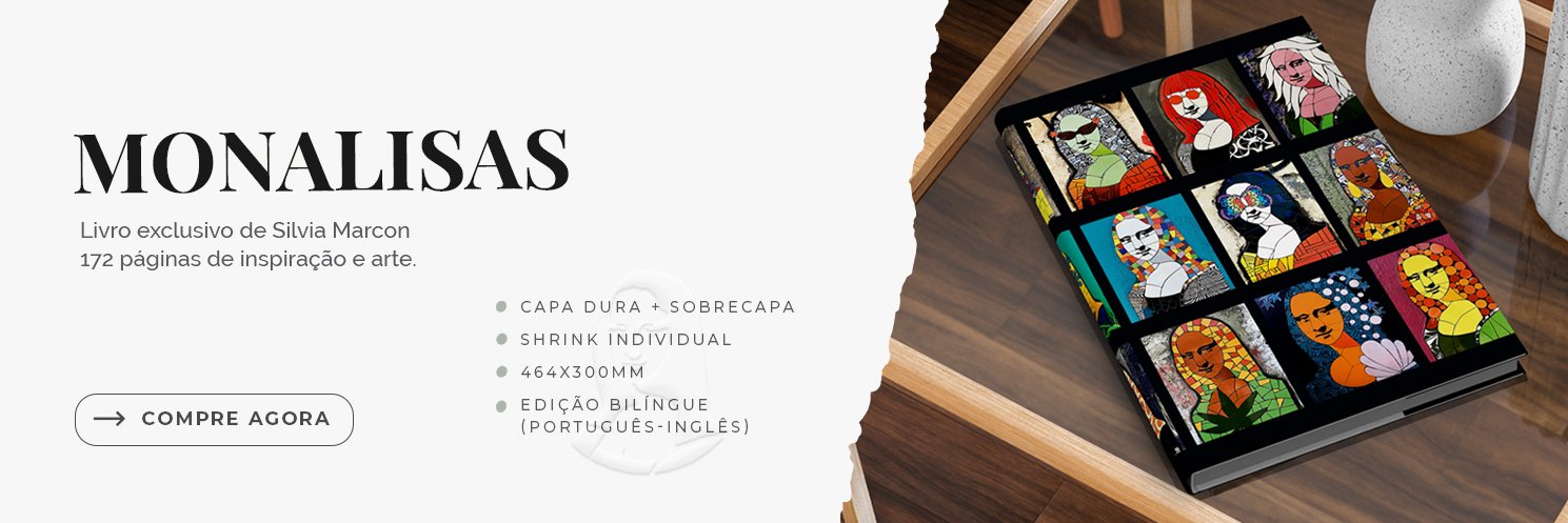 Silvia Marcon Banner Livro Monalisas